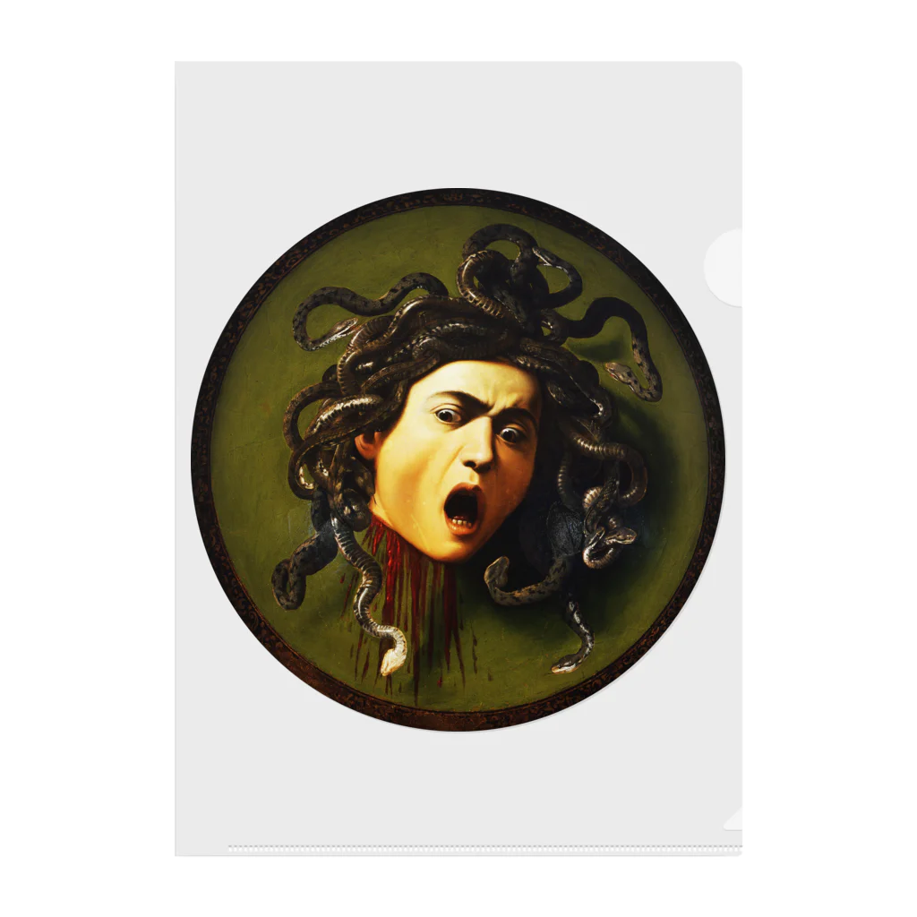 MUGEN ARTのメドゥーサ　カラヴァッジオ　Caravaggio / Medusa クリアファイル