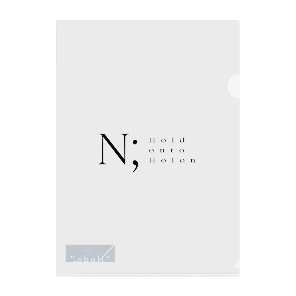 Studio“Node” official shopのN; クリアファイル