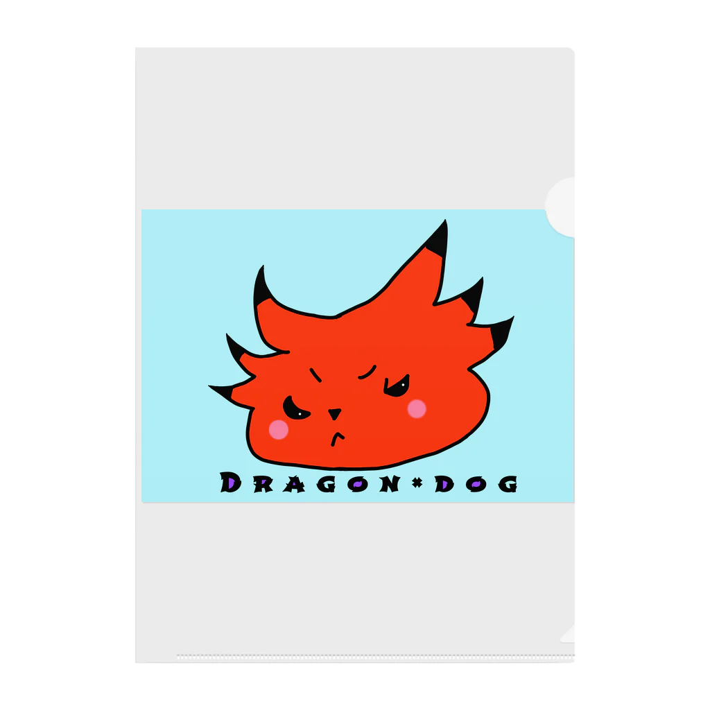 みつまめこshopのDragon×dog Clear File Folder