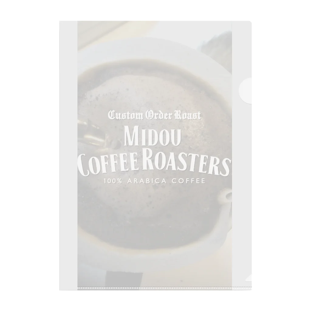 御堂珈琲店 Midou Coffee Roastersのクリアファイル Clear File Folder