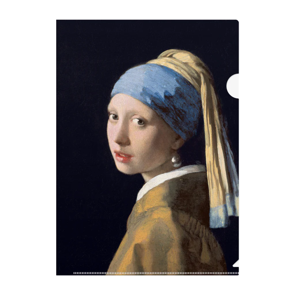 世界美術商店の真珠の耳飾りの少女 / Girl with a Pearl Earring クリアファイル