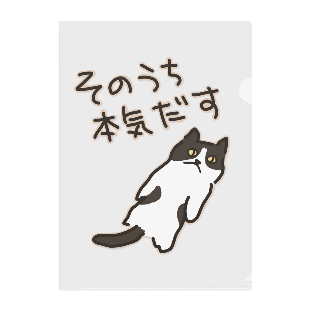 ミナミコアリクイ【のの】のそのうちそのうち【ねこ】 Clear File Folder