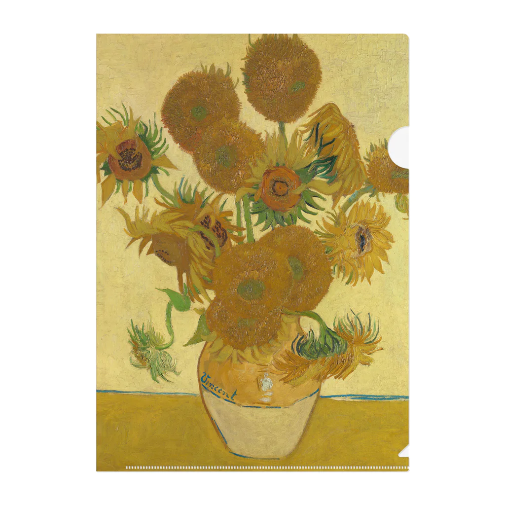 世界美術商店のひまわり / Sunflowers Clear File Folder