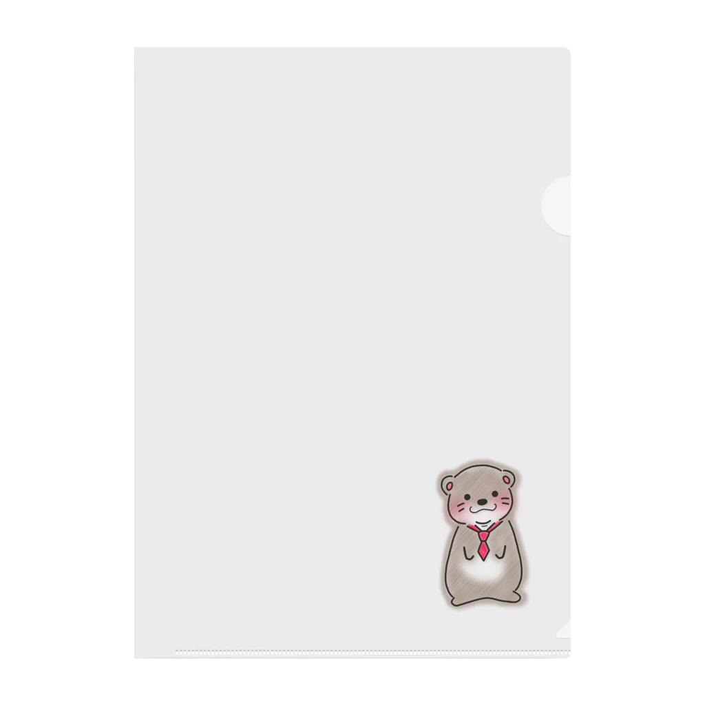 ArtChildrenの会社員の河中さん（カワウソ） Clear File Folder