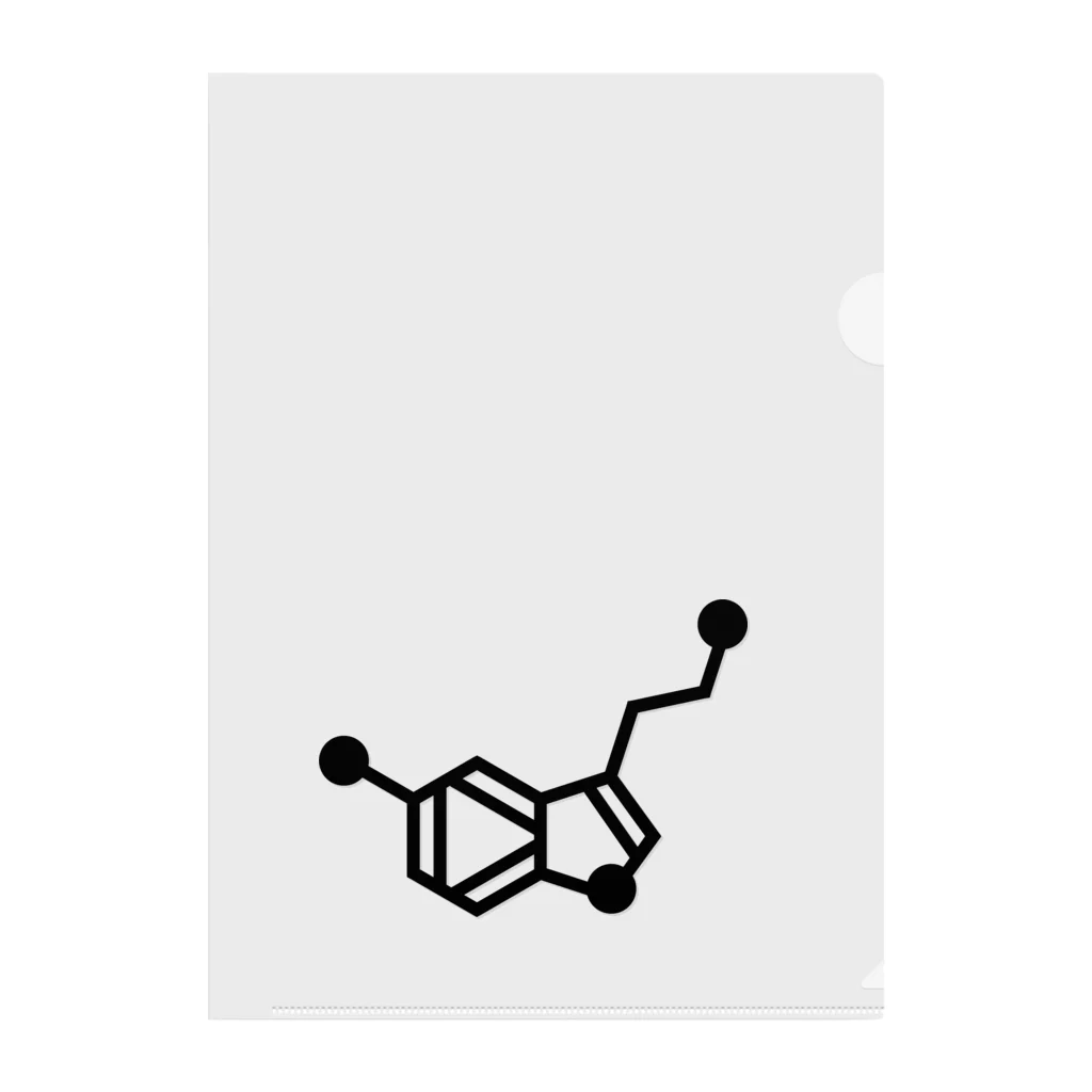 科学雑貨Scientiaのセロトニン クリアファイル