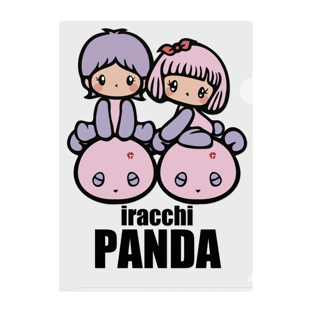 イラッチぱんだショップ-iracchi PANDA Shopのイラッチぱんだ Clear File Folder