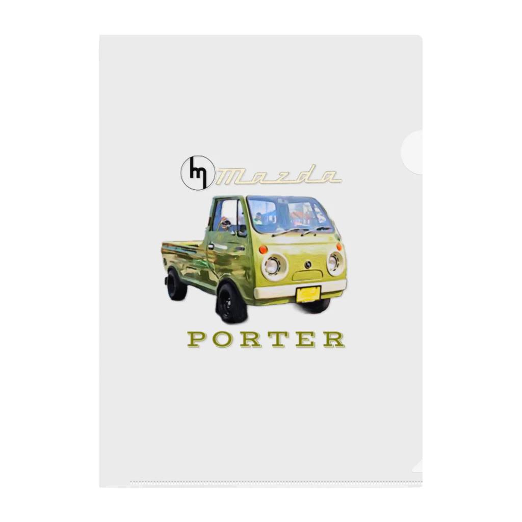 matatabi_koboのPORTER（グリーン） Clear File Folder