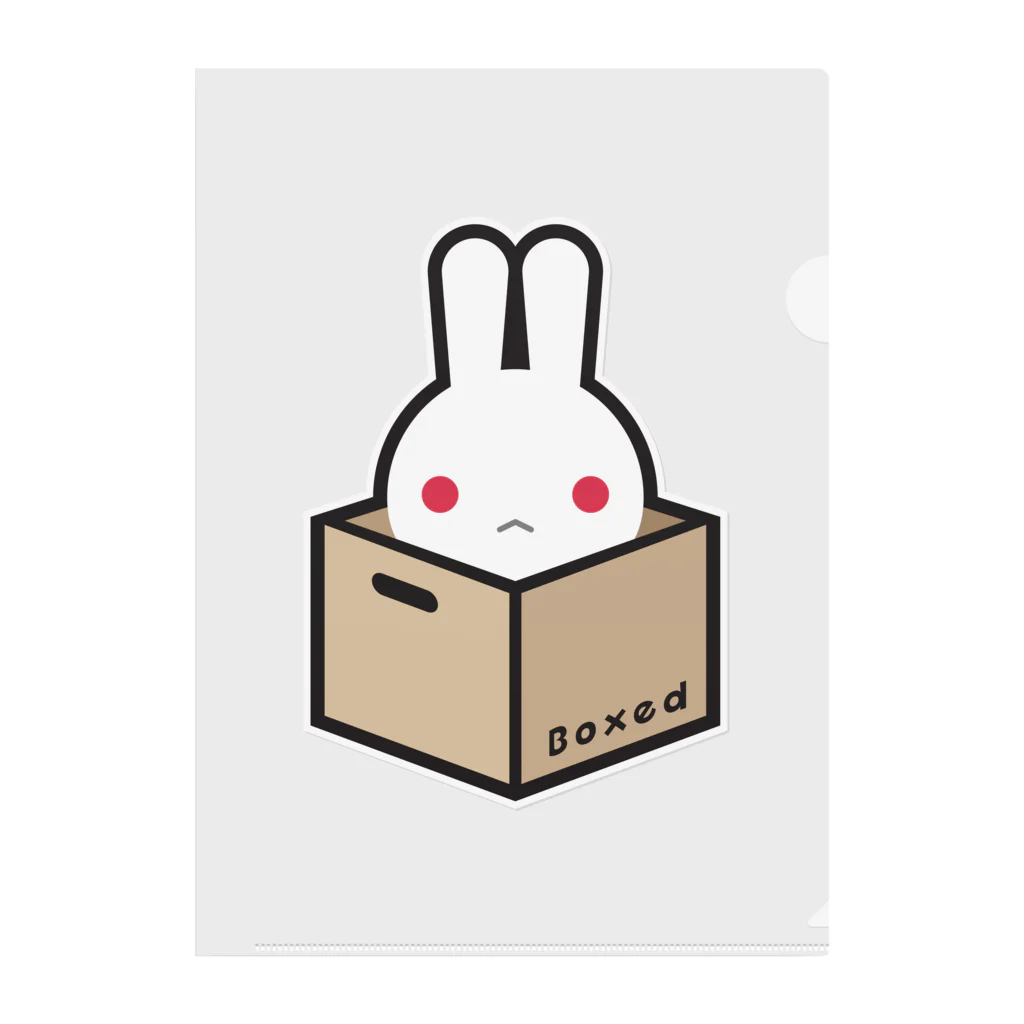 ツギハギ ニクの【Boxed * Rabbit】カラーVer クリアファイル