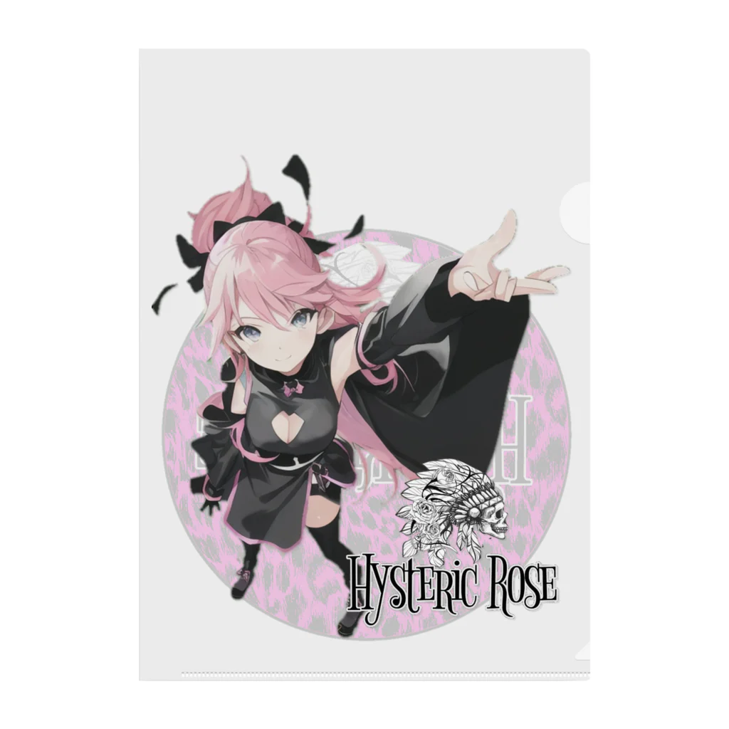 Bounty rose studio アパレルのHystericrose クレア Clear File Folder