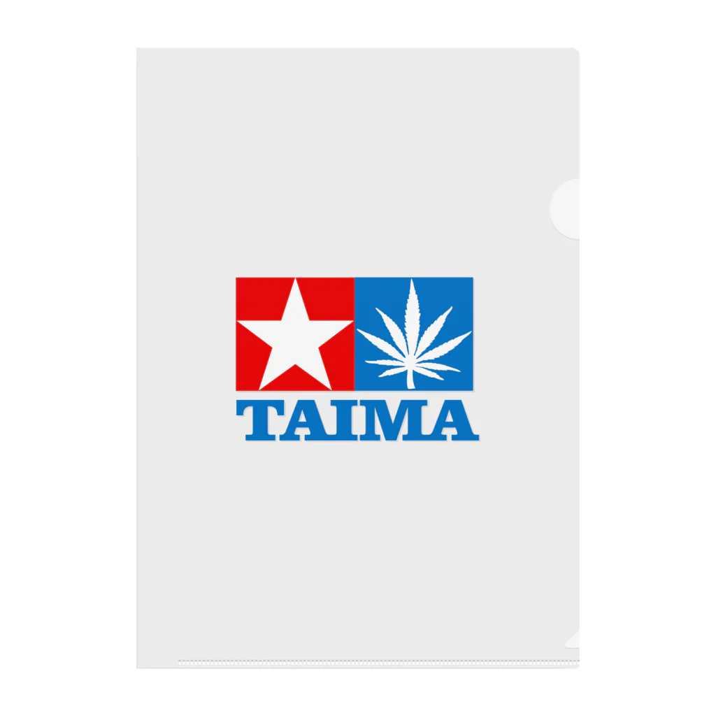 おもしろいTシャツ屋さんのTAIMA 大麻 大麻草 マリファナ cannabis marijuana Clear File Folder