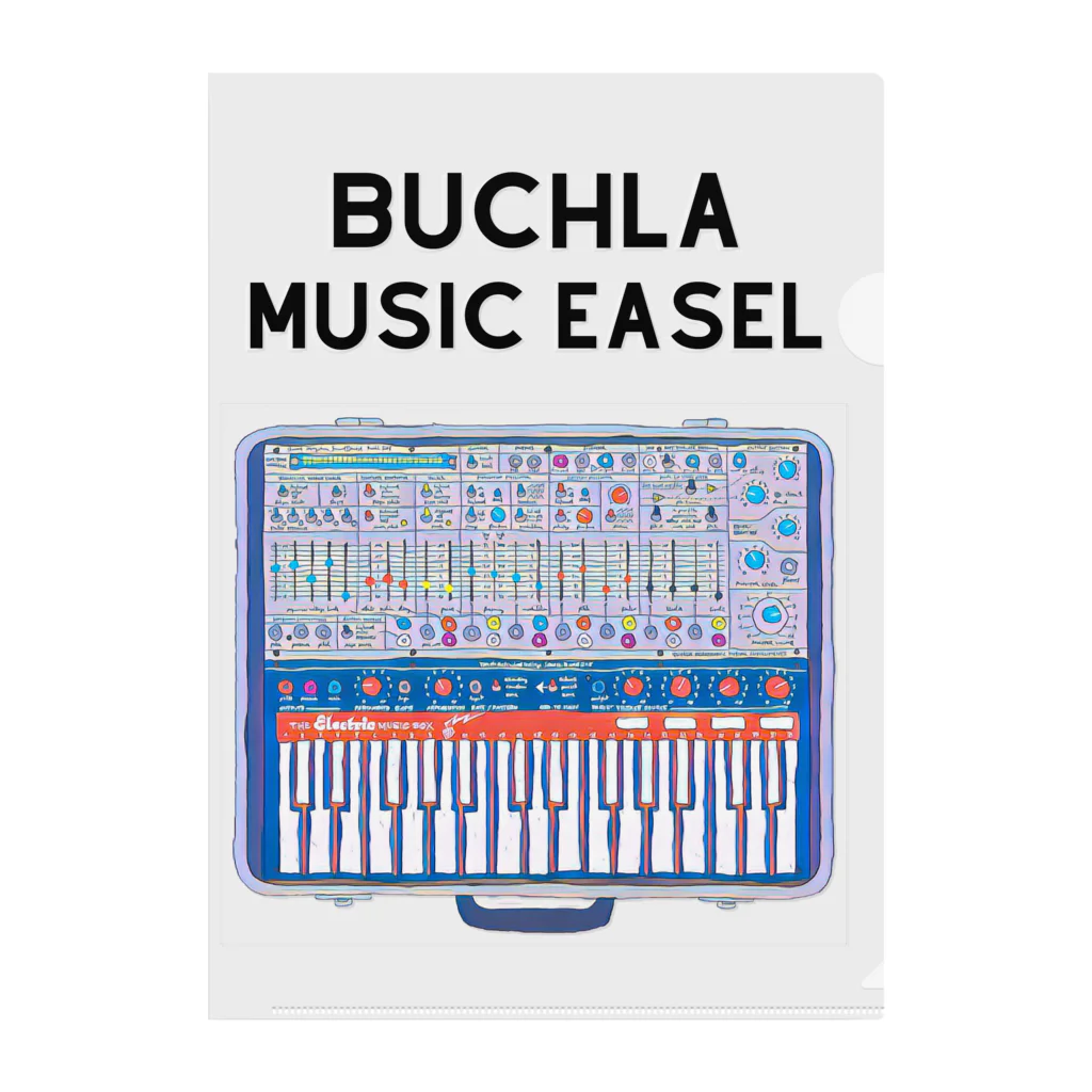 Vintage Synthesizers | aaaaakiiiiiのBuchla Music Easel Vintage Synthesizer クリアファイル