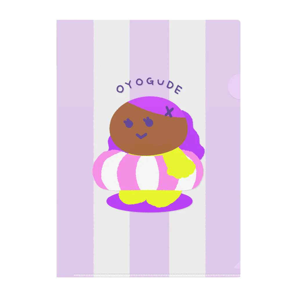 ちびギャルのおみせのちびギャル　OYOGUDE　1 Clear File Folder