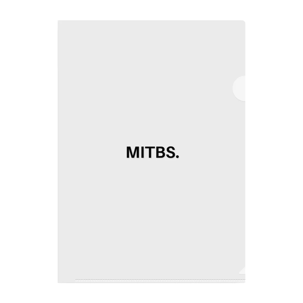 MITBS.のMITBS. クリアファイル