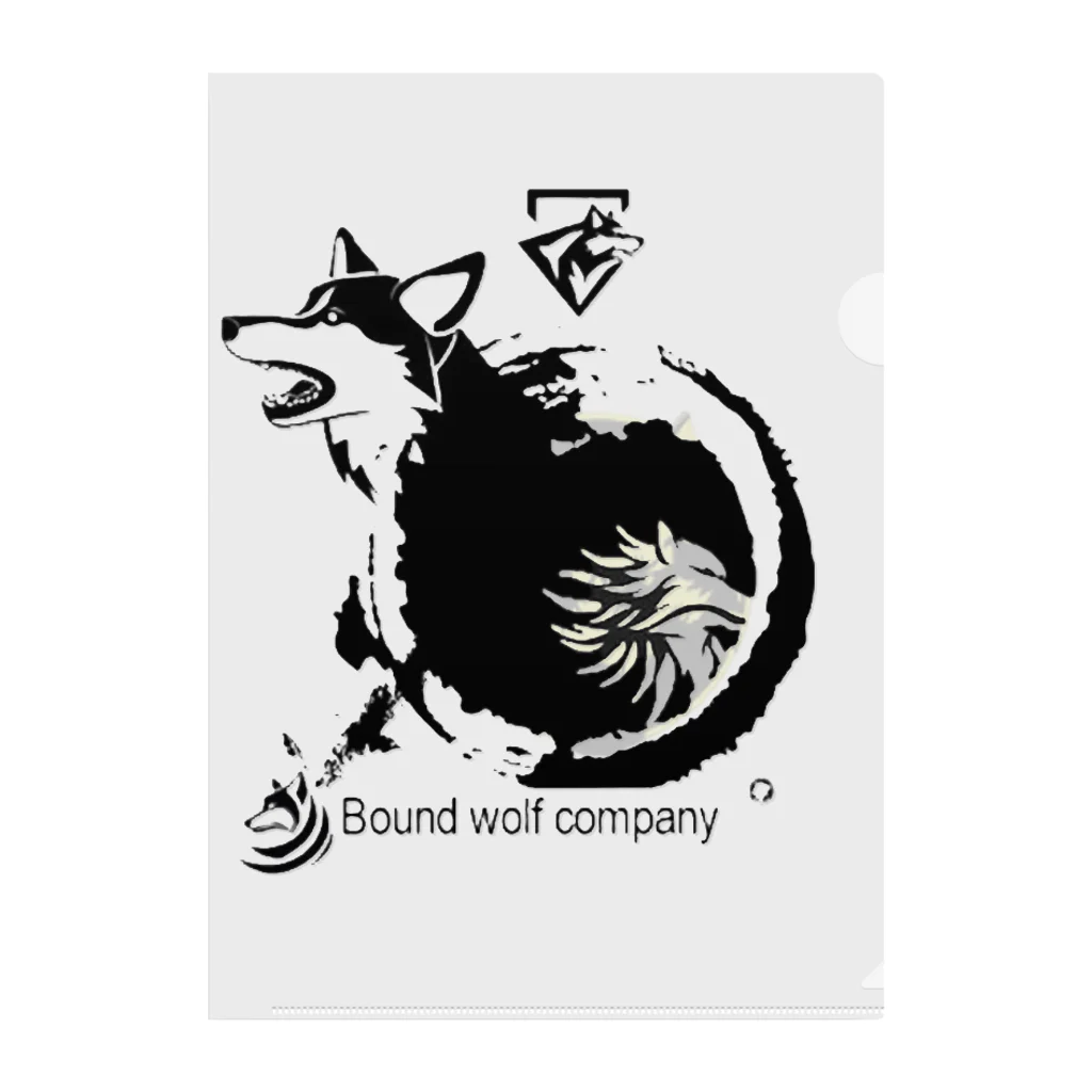 光学大佐　公式サイト【Bound  wolf company】の【公式】BOUND　WOLF　COMPANY　ロゴ入りグッズ クリアファイル