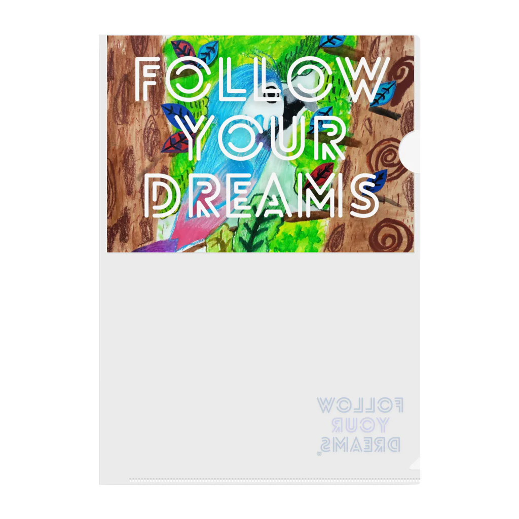 GASCA ★ FOLLOW YOUR DREAMS ★ ==SUPPORT THE YOUNG TALENTS==の【鳥】GASCA Winner Series クリアファイル