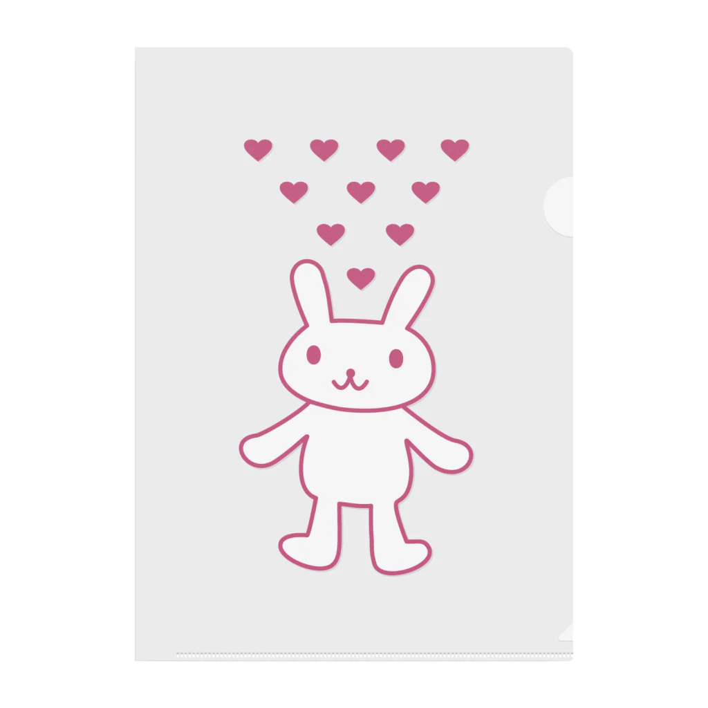 AROMA☆LOVELYのLOVELY♡RABBIT Clear File Folder