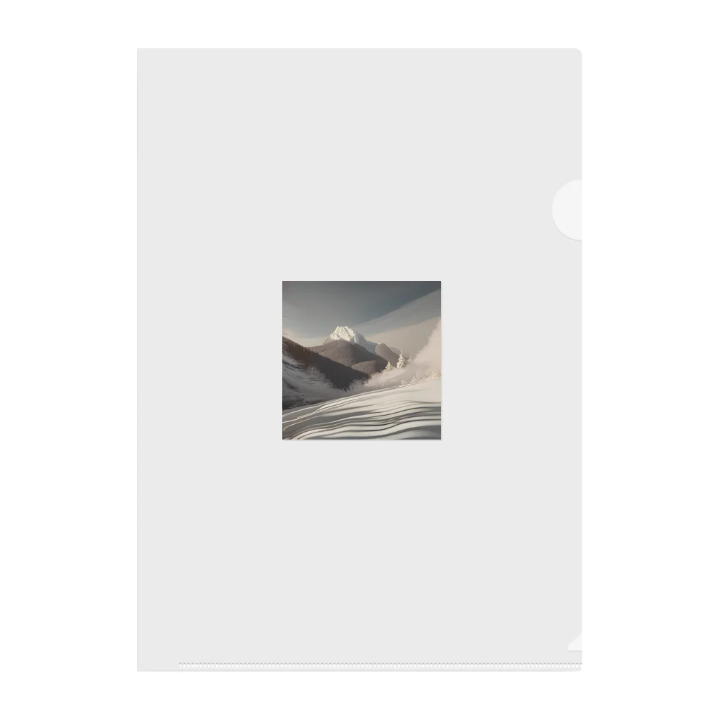 ikkovcの冬山 Clear File Folder