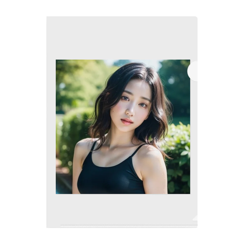 AI美女（appurin）公式グッズの斎藤綾華 Clear File Folder