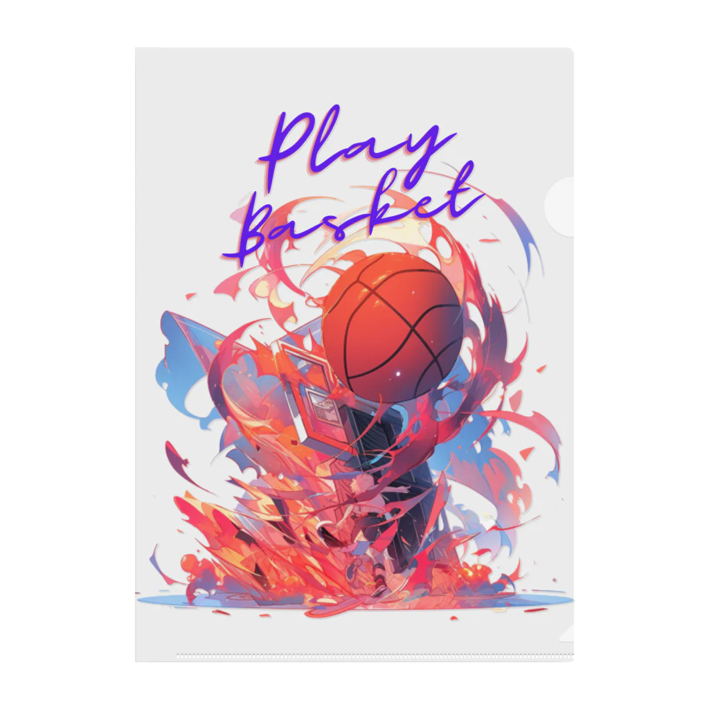 SUY_art_のPlay Basket クリアファイル