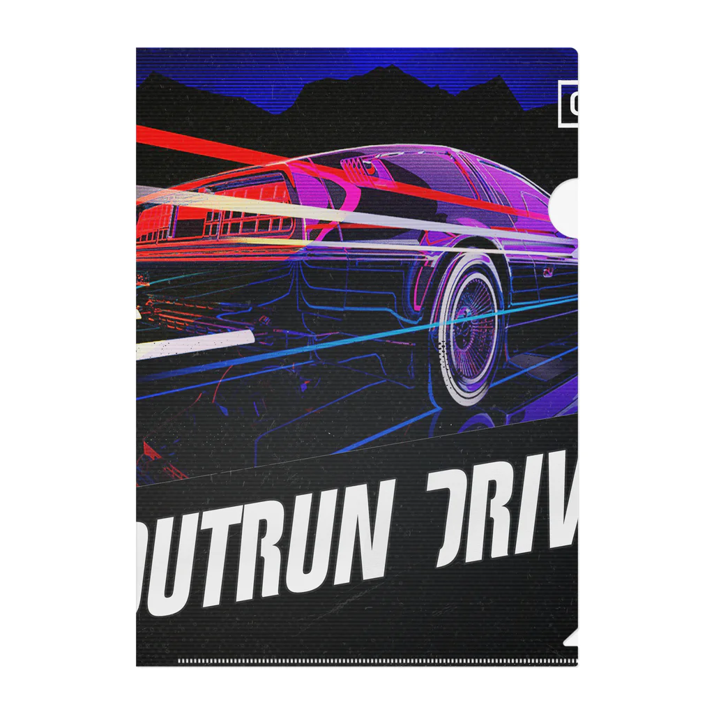 Smooth2000のOUTRUN DRIVE Clear File Folder