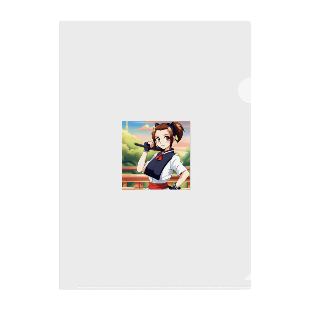 🎨デザイン宮殿🛍️の猫系美少女 Clear File Folder