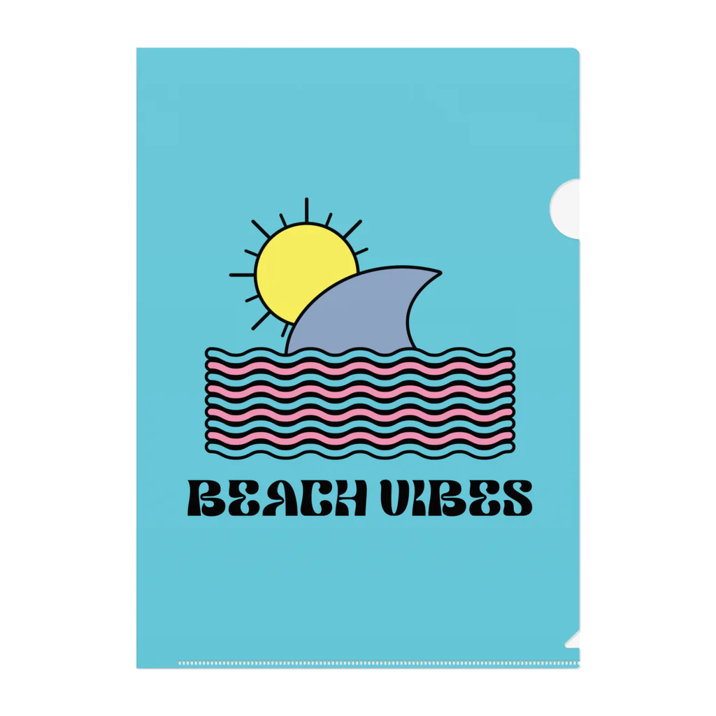 hassy3160のwhite beach vibesデザイン クリアファイル