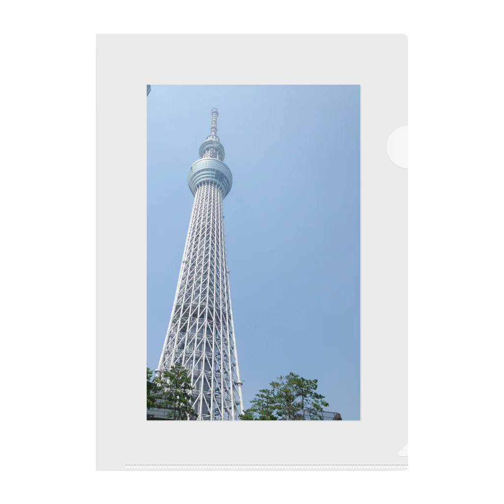 kyurakkoのTOKYO SKYTREE Clear File Folder