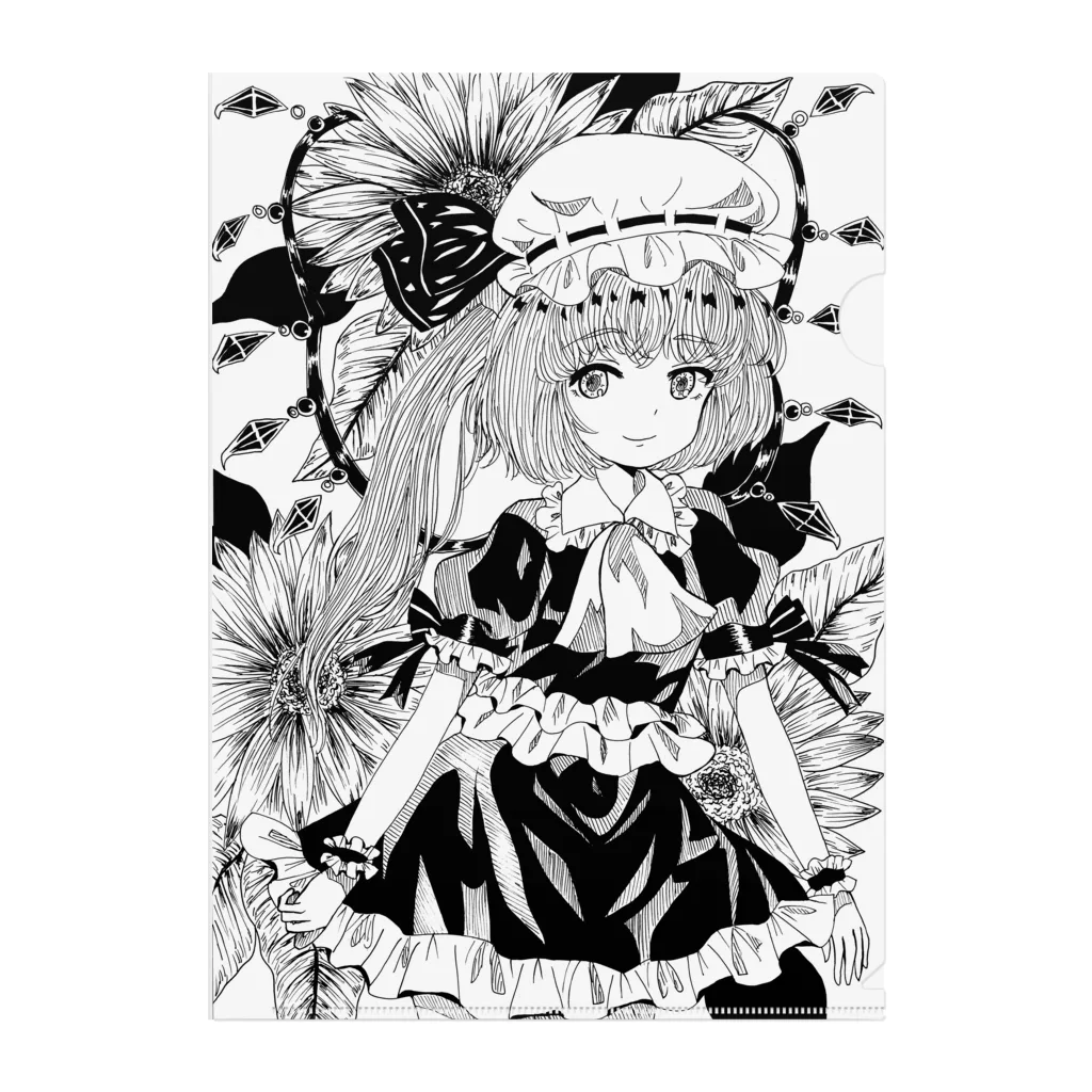 🌼*ﾟがーべらめらん*ﾟ🌼の東方projectフランドールスカーレット⑤ クリアファイル