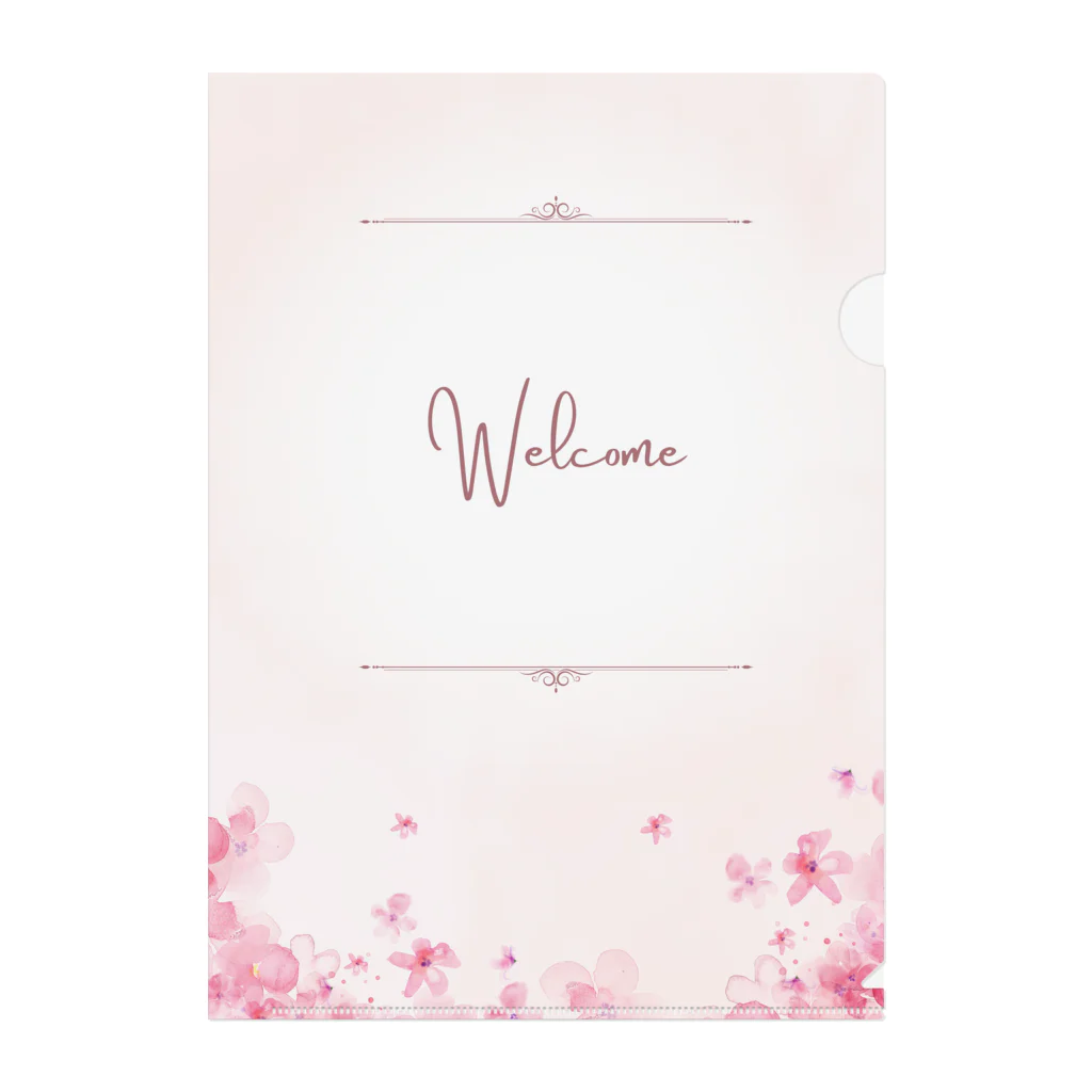 はるとのwelcomeグッズ Clear File Folder