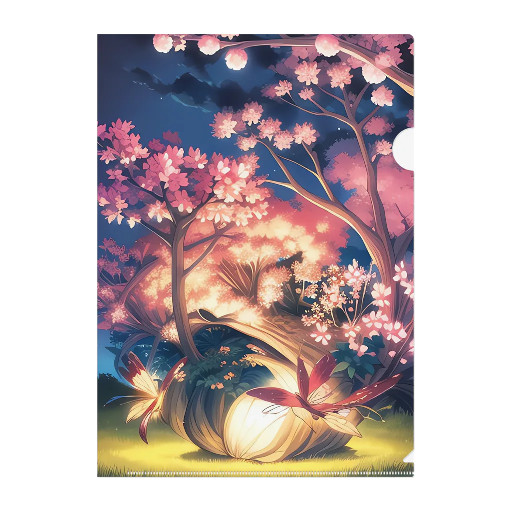 幸福降臨屋の羽化中のサクラ樹 Clear File Folder