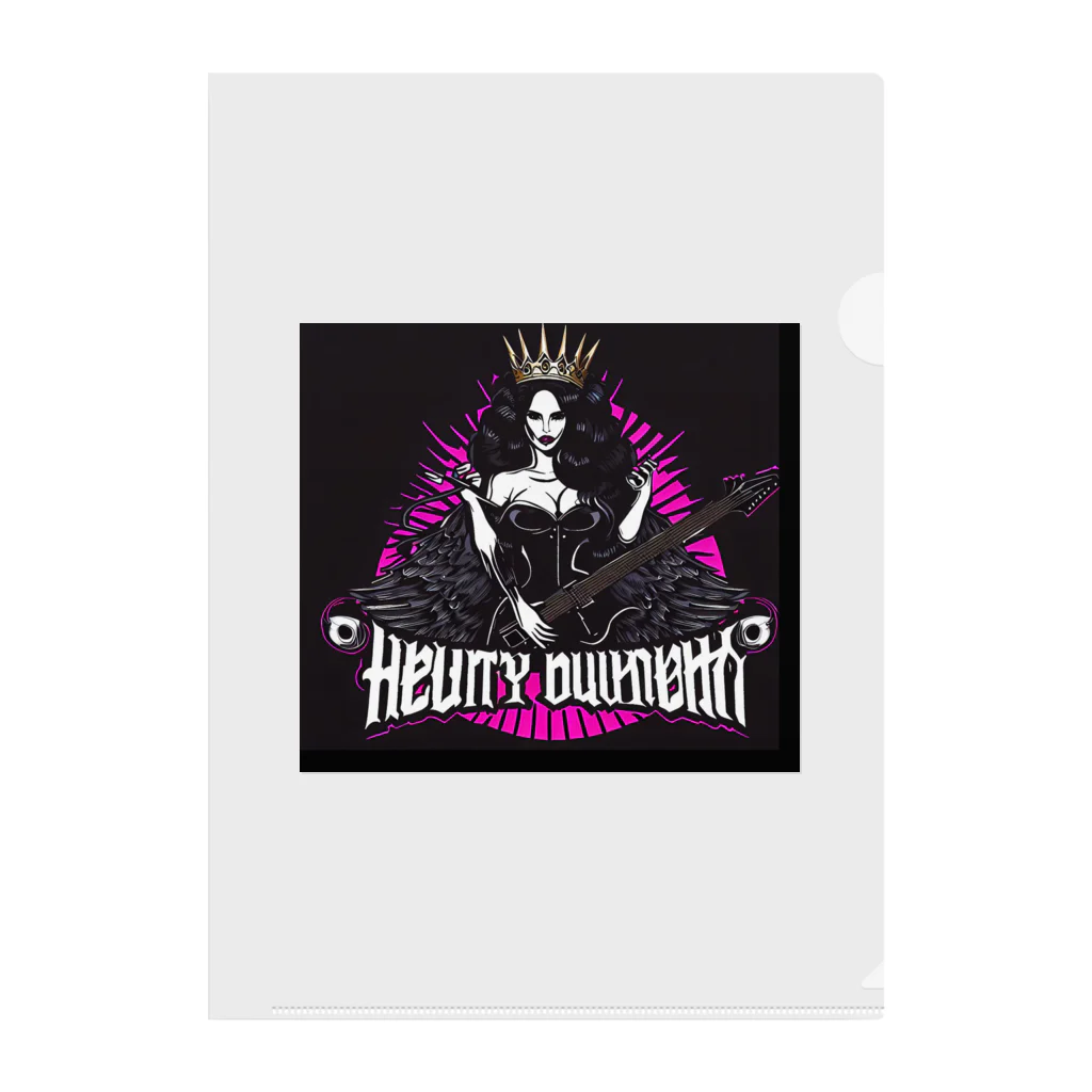 islandmoon13のHeavy Metal Queen　ヘヴィー・メタル Clear File Folder