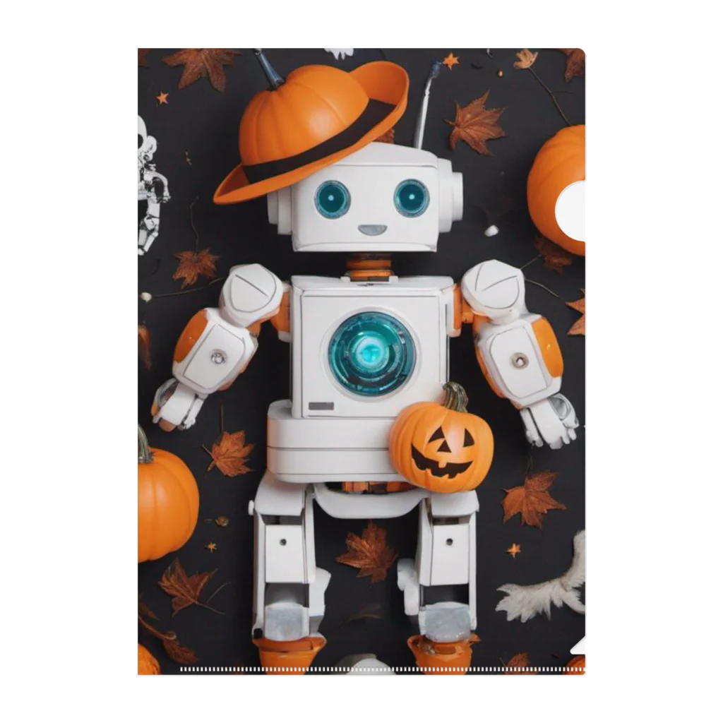 ToToMoの【ハロウィン】ロボット Clear File Folder