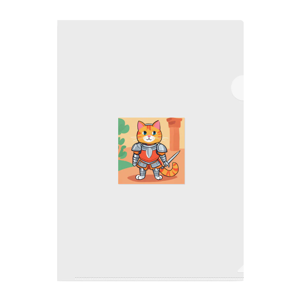 人生Storeの勇者猫 Clear File Folder