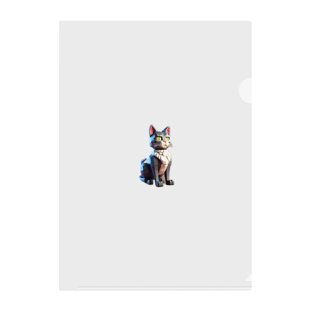 どどめの3D猫 Clear File Folder