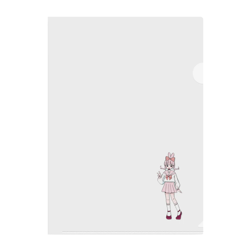 喫茶店のピース Clear File Folder