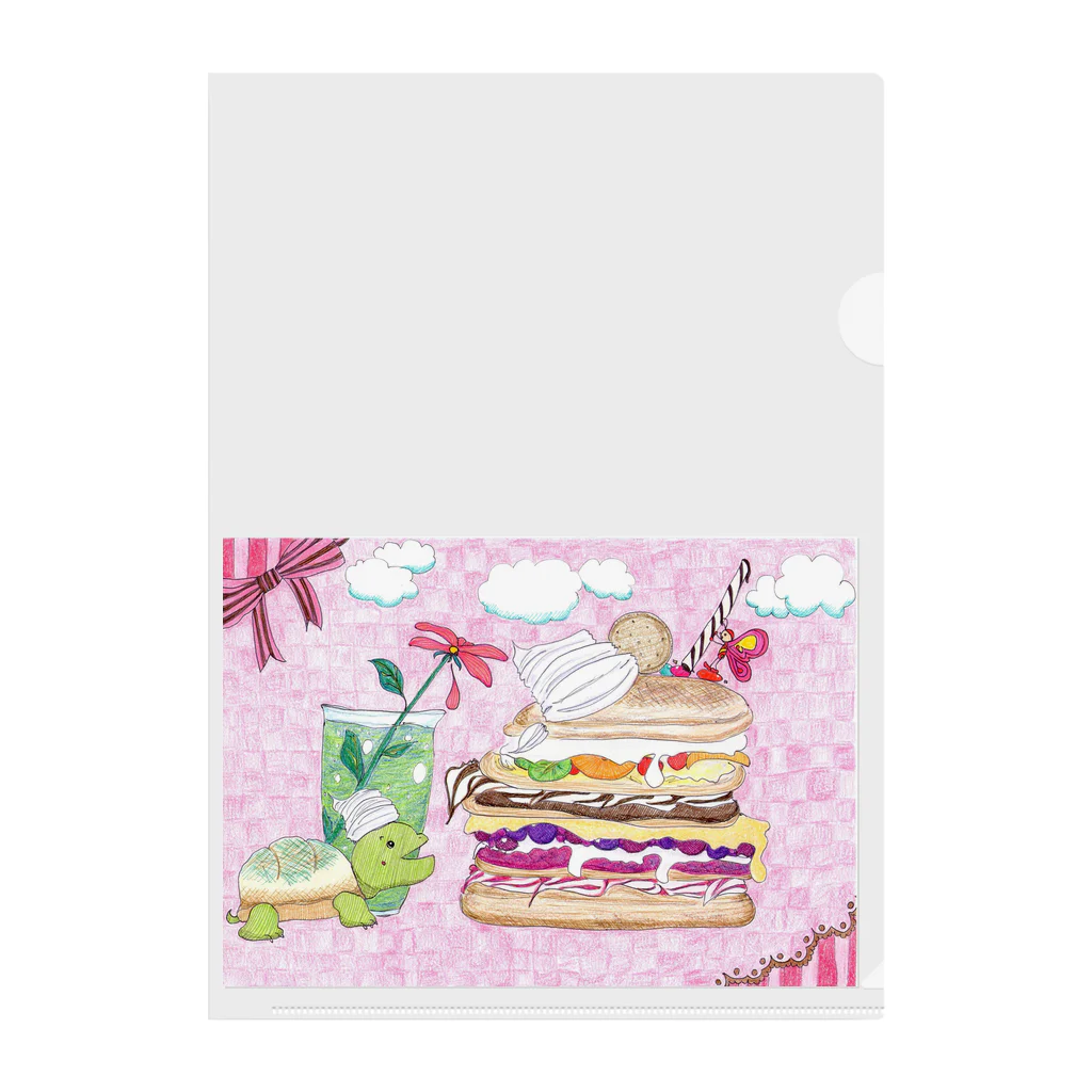 つぎのかめろんぱんけーき Clear File Folder