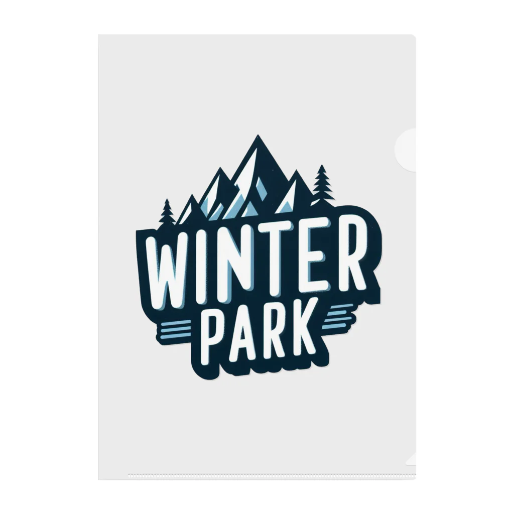 Lock-onの【WINTER PARK】VOL.03 クリアファイル