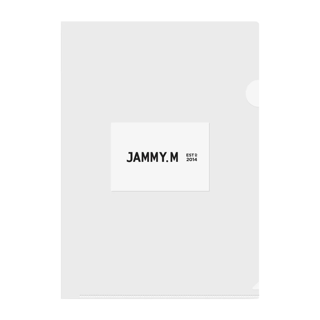 JAMMY.MのJAMMY.M ロゴ① クリアファイル