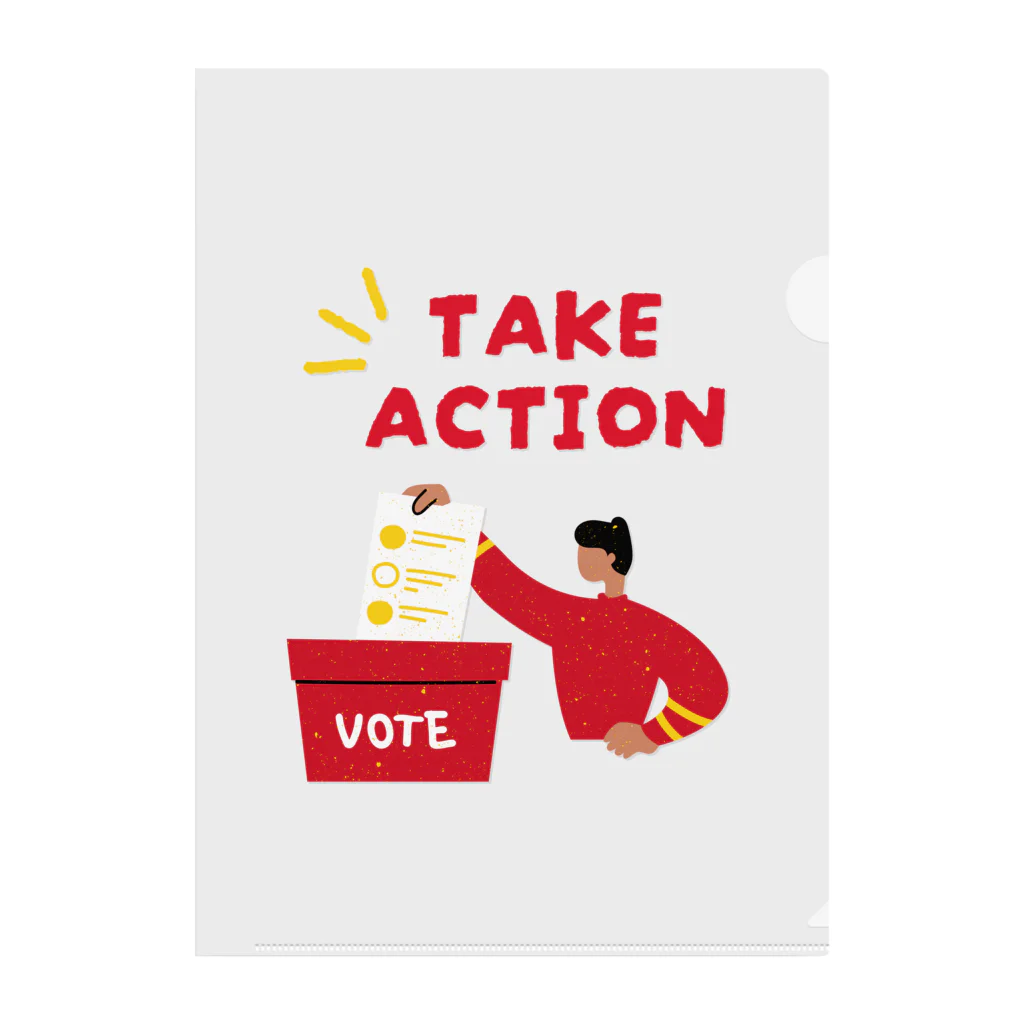 GG Voice & ActionのTake Action クリアファイル