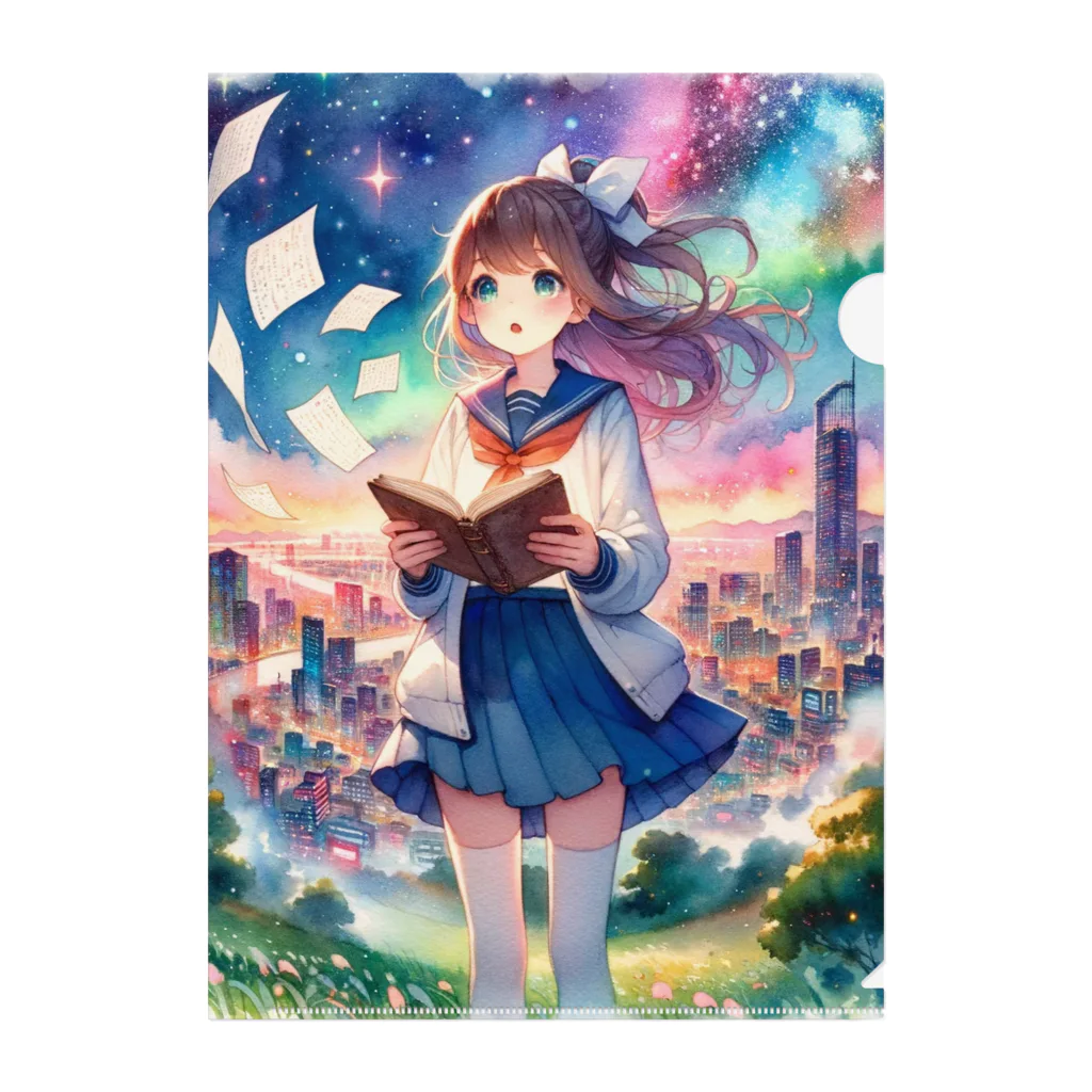 エビマヨ工房のdreaming diary Clear File Folder