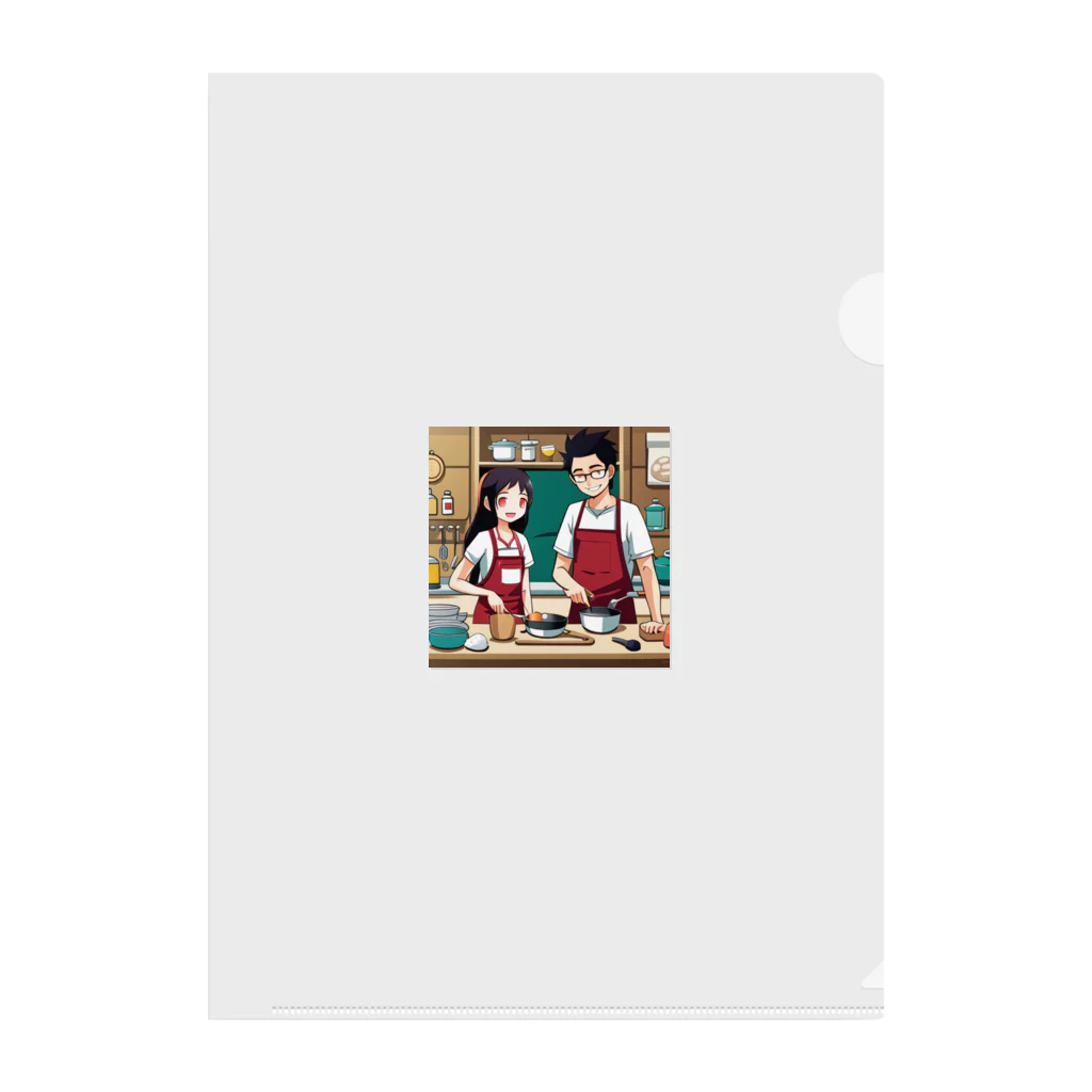 toko-tenの料理しる Clear File Folder