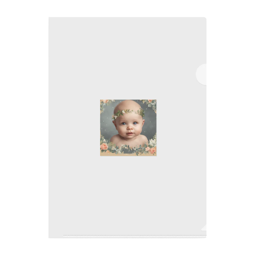 ikeikesawaの赤ちゃんのかわいいグッズ Clear File Folder