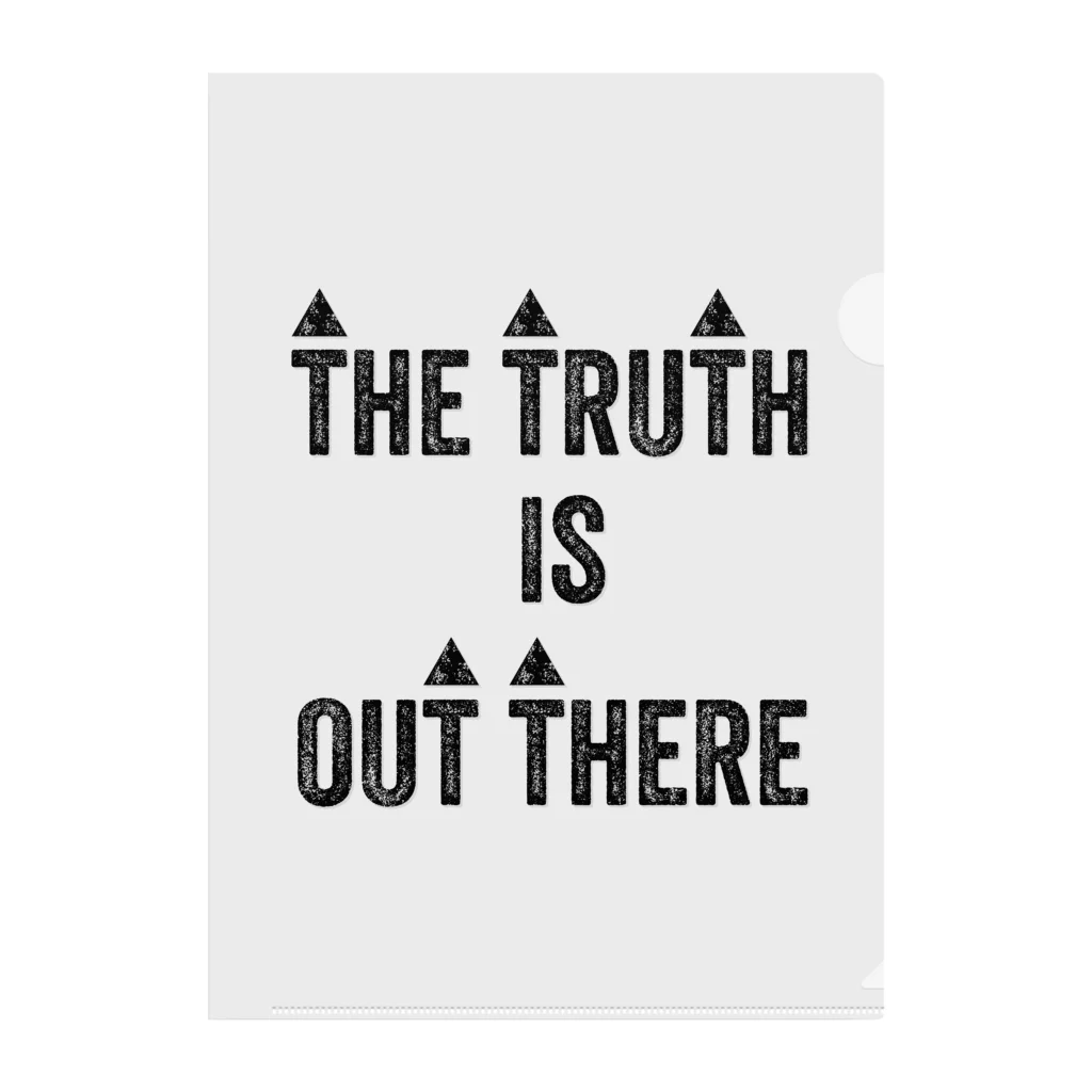 TRI▲NGLISHの#03👽THE TRUTH IS OUT THERE 〜真実はそこにある〜 クリアファイル