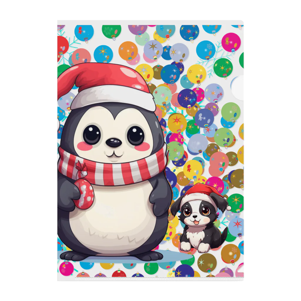 MistyStarkのペンギン犬 Clear File Folder