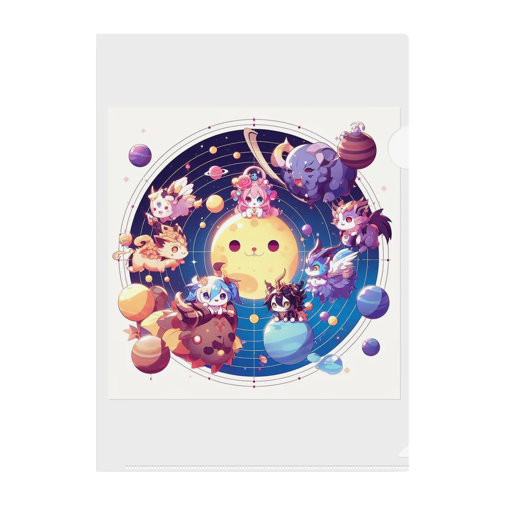 ポジパレード 🎉の惑星はーもにーず🌞 Clear File Folder