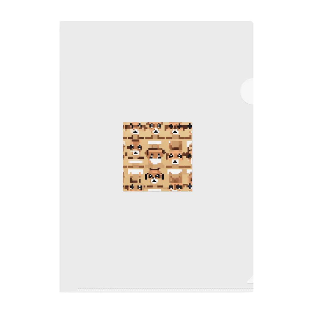 koba777のドット絵チワワ Clear File Folder