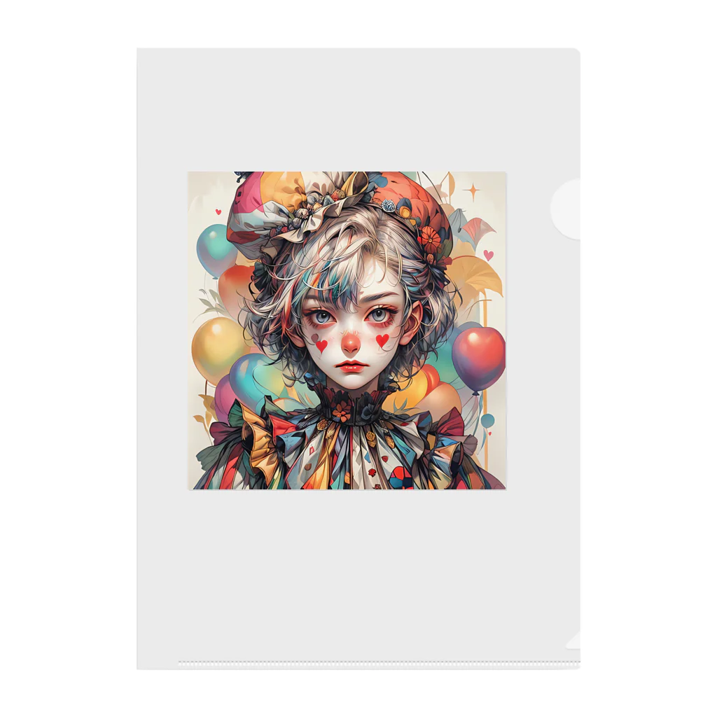 Jake-Hokkaido のJK-005 Pierrot girl Clear File Folder