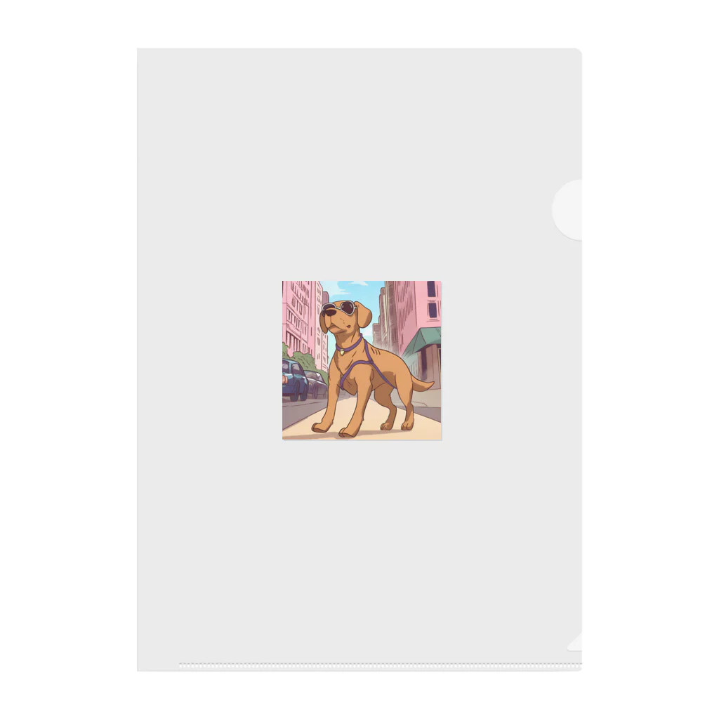 candokysの街ゆくDOG Clear File Folder