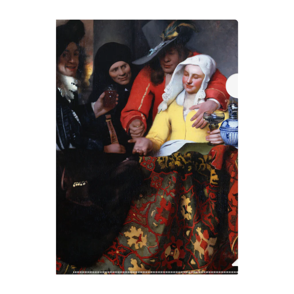 世界美術商店の取り持ち女 / The Procuress Clear File Folder