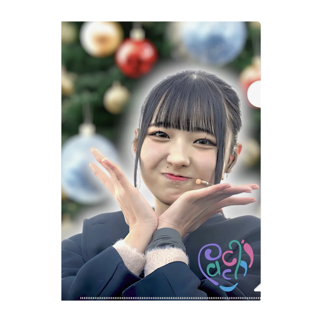 colorful palletのChristmas もか活 Clear File Folder